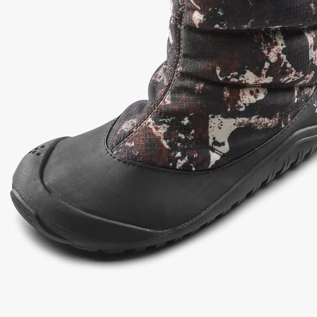 Ботинки Vivobarefoot Tracker Boot AT — для дошкольников, серо-коричневый с узором, фото 6