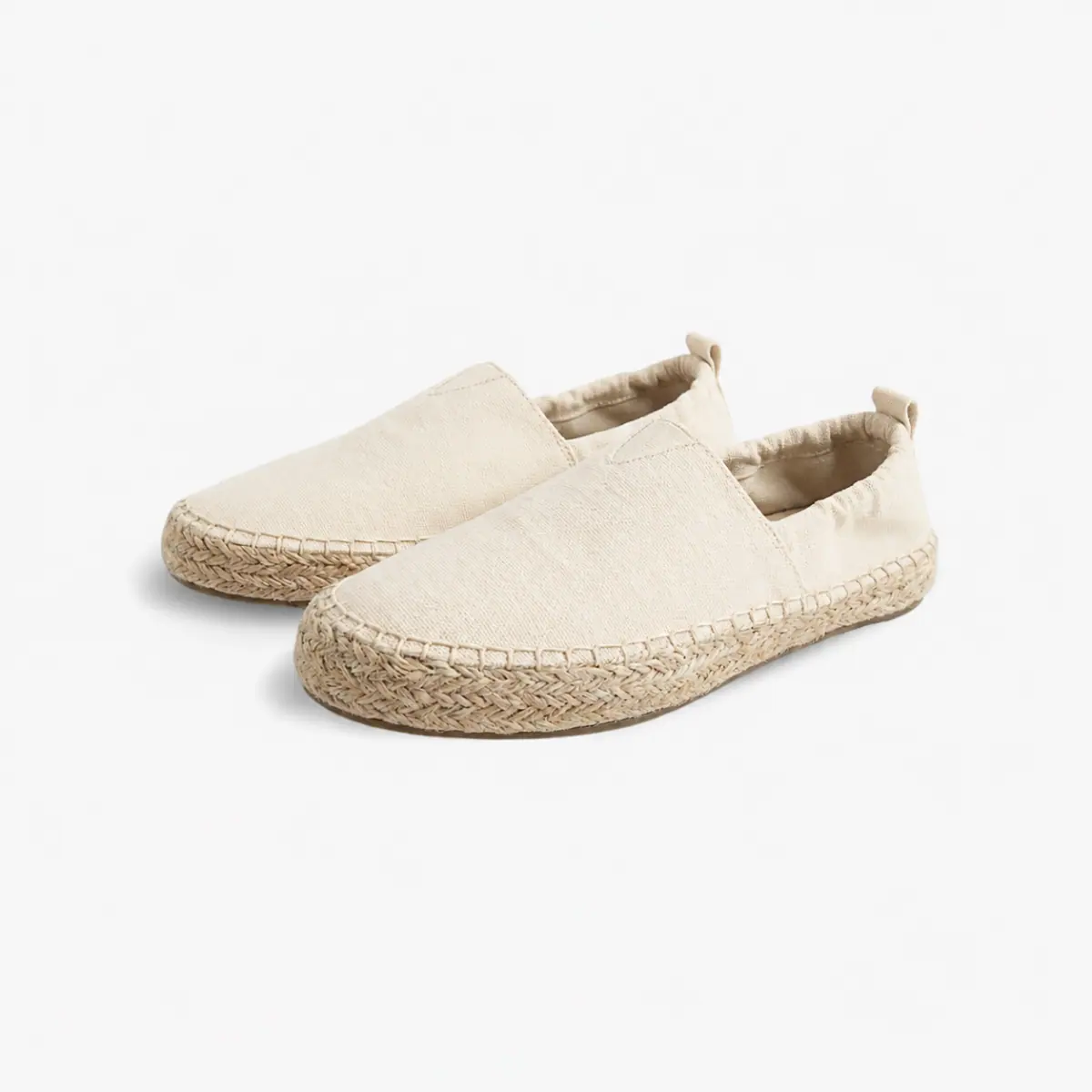 Эспадрильи Roots Espadril — льняные