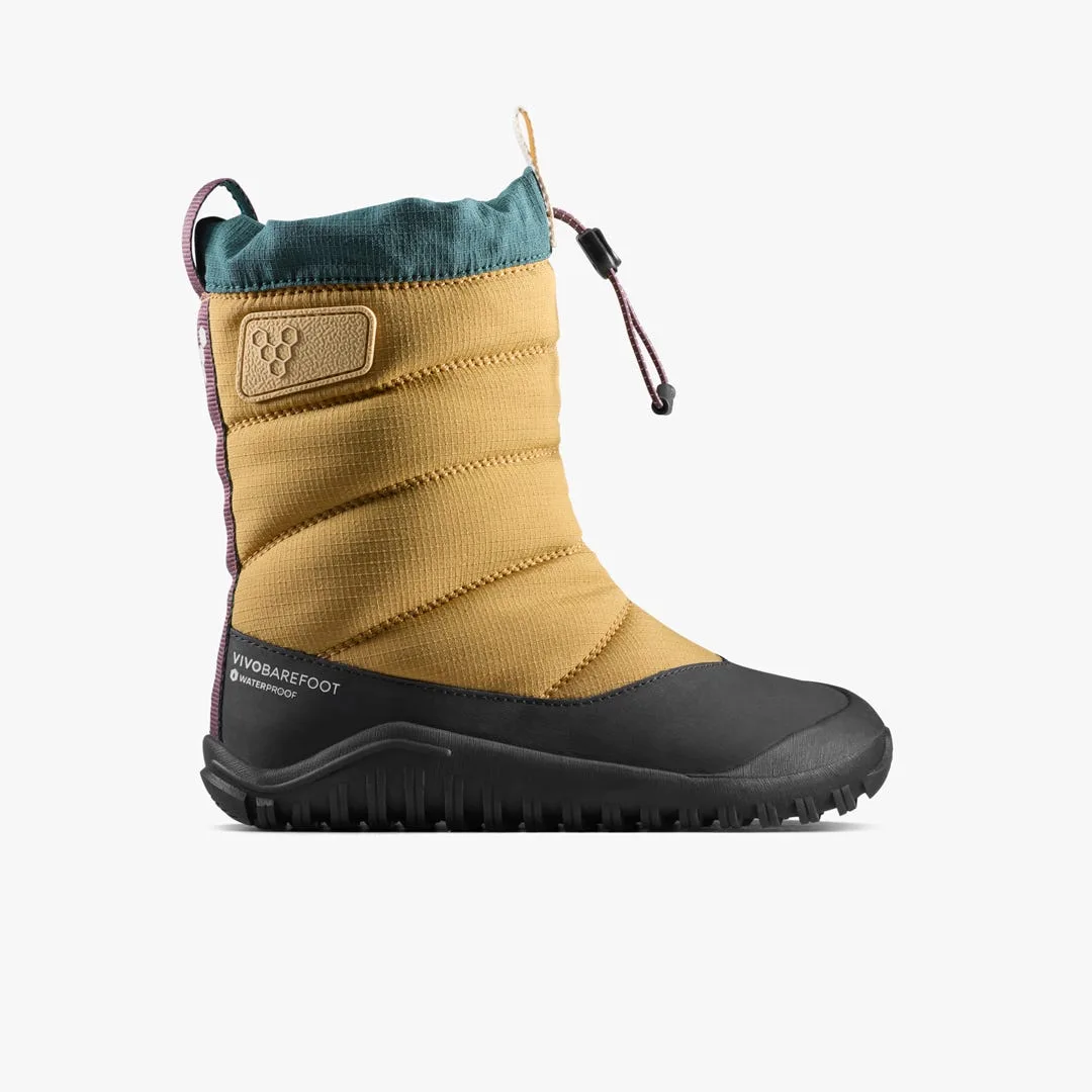 Ботинки Vivobarefoot Tracker Boot AT — детская модель, песочно-жёлтый
