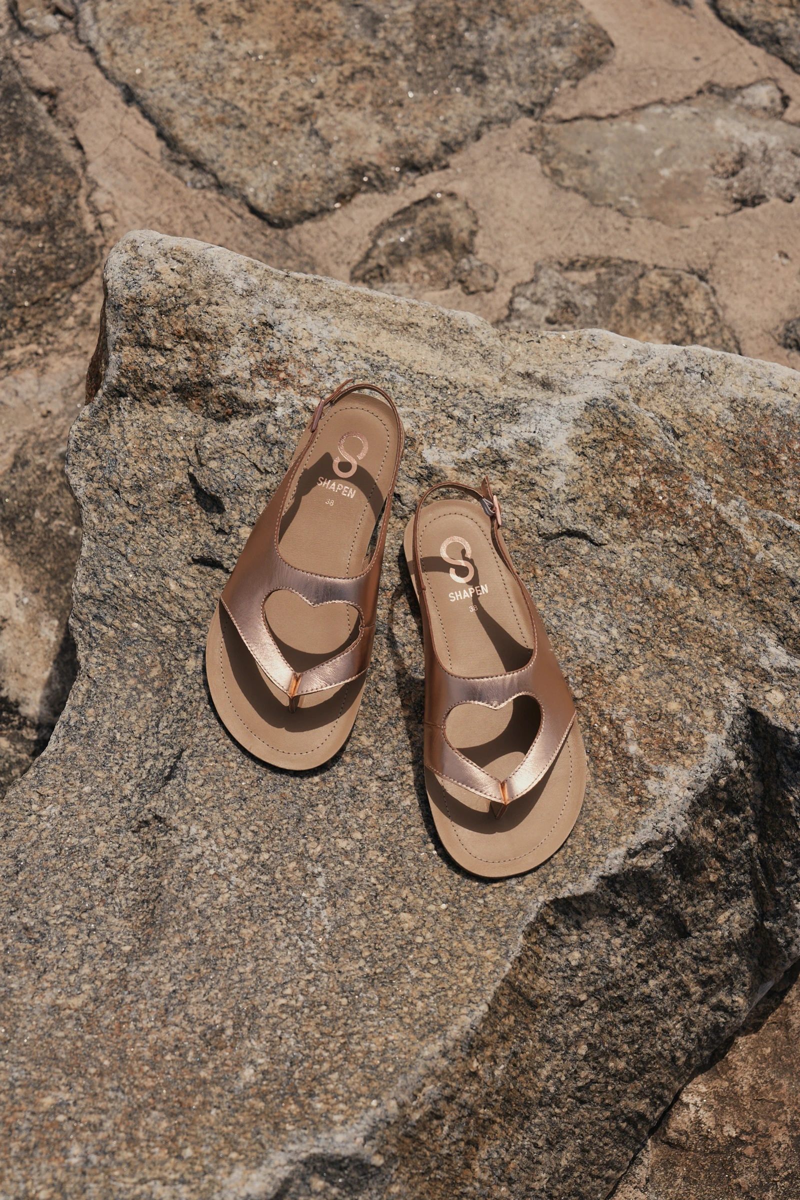 Босоногие сандалии Shapen MAI 2.0 — розовое золото, фото 15