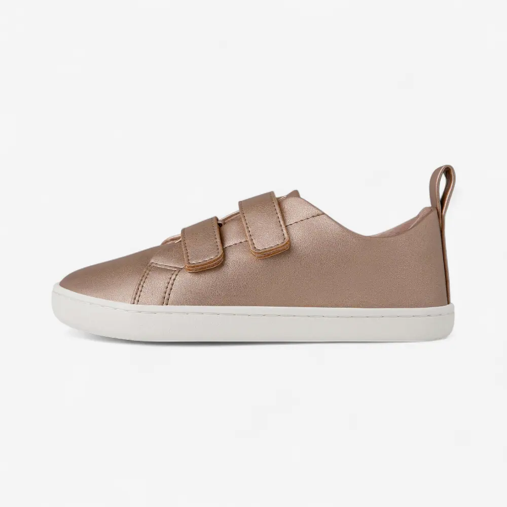 Детские босоногие кроссовки Feelgrounds Original Luxe Kids — металлический розовый — фото 1 из 5