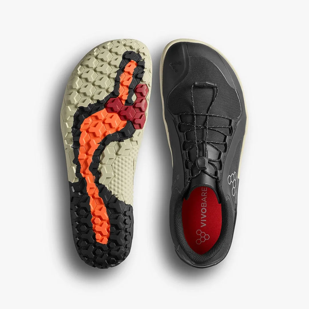 Кроссовки Vivobarefoot Primus Trail III All Weather FG — женская модель, чёрный, фото 2