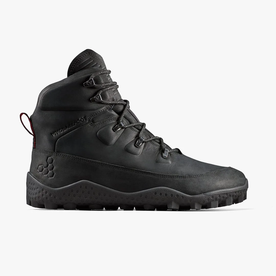 Ботинки Vivobarefoot Tracker Winter III SG — мужская модель, чёрный