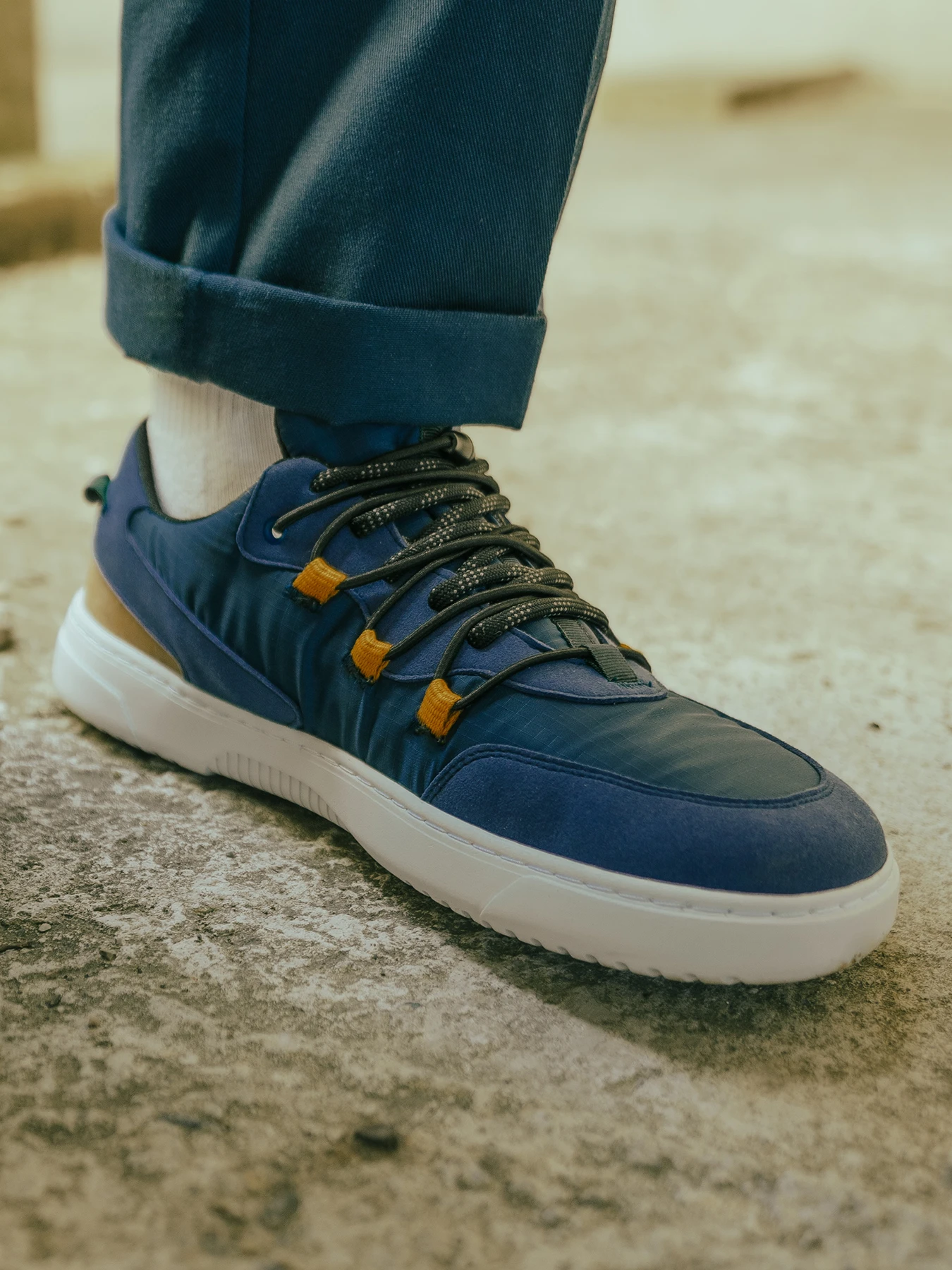 Босоногие кроссовки Barebarics Revive - синий и белый, фото 2